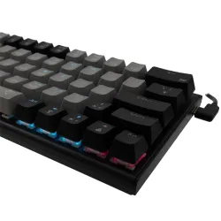 WHITE SHARK WAKIZASHI-G-B/BL-US, GK-002172-G-B/BL-US szürke/fekete mechanikus gamer billentyűzet, angol