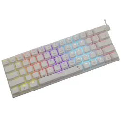 White Shark WAKIZASHI GK-002122-W/BL-US fehér mechanikus gamer billentyűzet