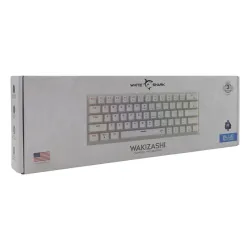 White Shark WAKIZASHI GK-002122-W/BL-US fehér mechanikus gamer billentyűzet