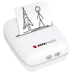 Agfa Realipix MINI P 8 Photos included Portable Photo Printer White