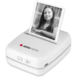 Agfa Realipix MINI P 8 Photos included Portable Photo Printer White