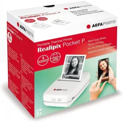 Agfa Realipix MINI P 8 Photos included Portable Photo Printer White