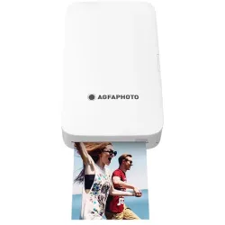 Agfaphoto Realipix Mini P Színes fotónyomtató, 5.3x8.6 cm képméret fehér