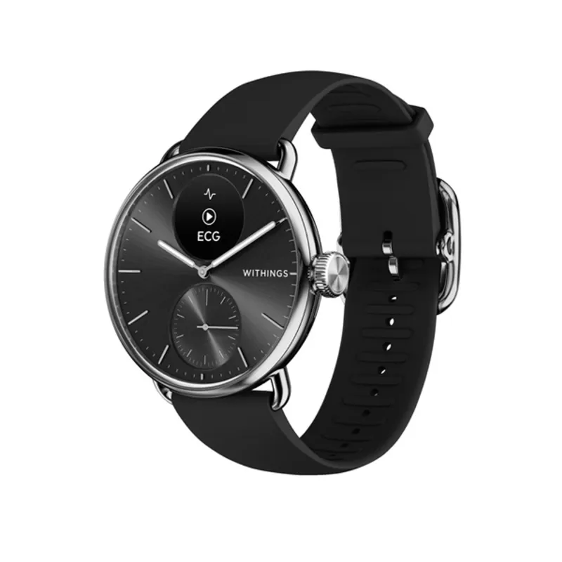 Withings HWA10-model 1 ScanWatch 2 38mm fekete okosóra Withings HWA10-model 1 ScanWatch 2 38mm fekete okosóra