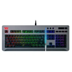 Thermaltake Tt eSports Level 20 RGB Titanium Gaming Cherry MX Speed Silver US billentyűzet (KB-LVT-SSSRUS-01)