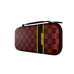 PDP Plus Glow Nintendo Switch/Lite/OLED Mario Icon Glow in the Dark Case Black/Red
