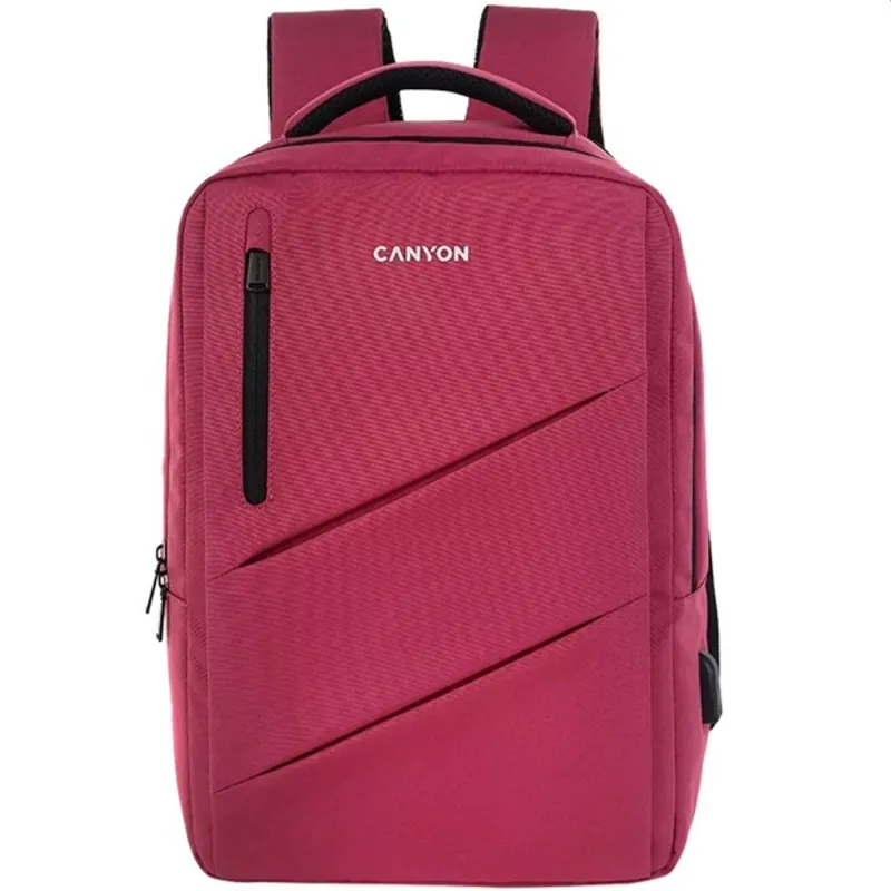 CANYON BPE-5 Backpack for 15.6" laptops - Burgundy CANYON BPE-5 Backpack for 15.6" laptops - Burgundy