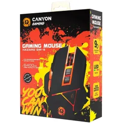 Canyon CND-SGM6N Hazard Gaming Mouse Black