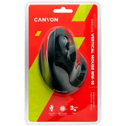 Canyon CNS-CMSW16B Vertical vezeték nélküli optikai egér fekete