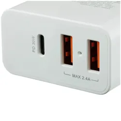 Canyon CNE-CHA08W USB hálózati töltő fehér