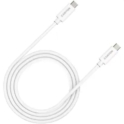 CANYON cable UC-44 USB-C to USB-C 240W 40Gbps 4k 1m White