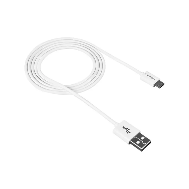 CANYON Micro USB cable, 1M, White CANYON Micro USB cable, 1M, White