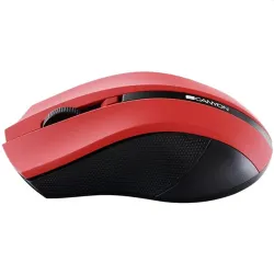 Canyon CNE-CMSW05R wireless mouse Red/Black