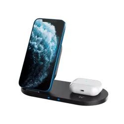 CANYON wireless charger WS-202 10W 2in1 Black