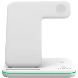 Canyon WS-303 3-in-1 Wireless Charging Station White