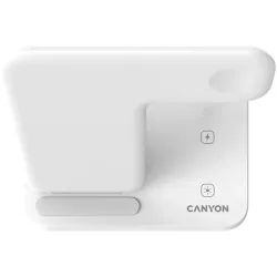 Canyon WS-303 3-in-1 Wireless Charging Station White
