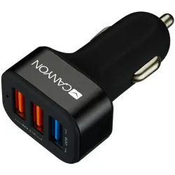 Canyon CNE-CCA07B univerzális autós töltő adapter (QC3.0)