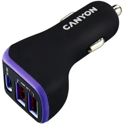 Canyon C-08 18W univerzális autós töltő adapter (USB-C PD)