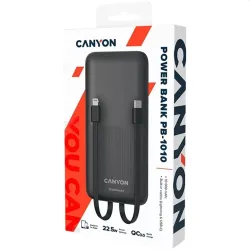 Canyon CNE-CPB1010B Power Bank 10000mAh fekete