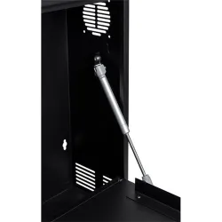 Stalflex 3U fali rack szekrény 19" 180mm fekete (CR19-3U-180-B)