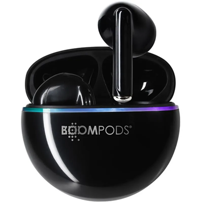 Boompods Earshot True Wireless Bluetooth fekete fülhallgató Boompods Earshot True Wireless Bluetooth fekete fülhallgató