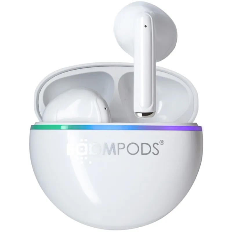 Boompods Earshot True Wireless Bluetooth fehér fülhallgató Boompods Earshot True Wireless Bluetooth fehér fülhallgató