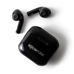 Boompods Compact Buds True Wireless Bluetooth fekete fülhallgató