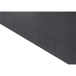 Stalflex 3U fali rack szekrény 19" 180mm fekete (CR19-3U-180-B)