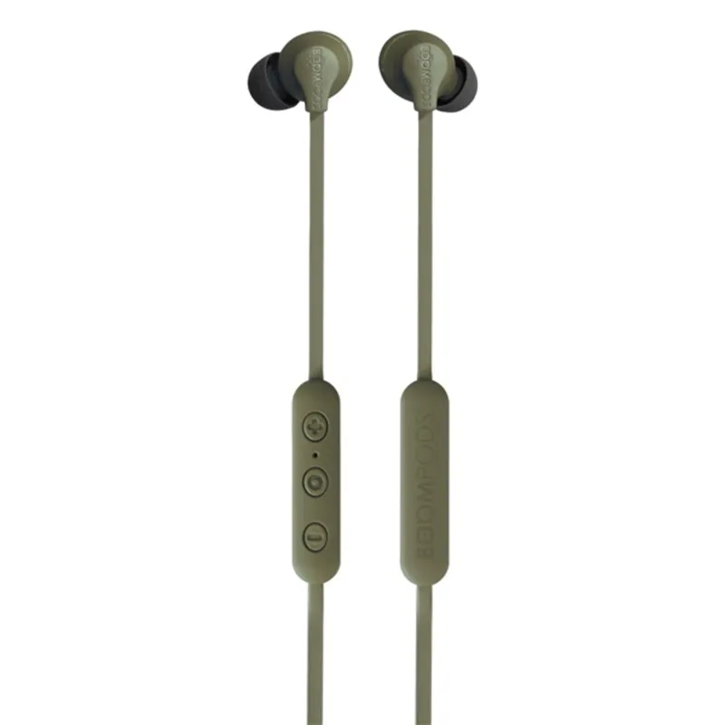 Boompods Sportline katonai zöld vezeték nélküli bluetooth fülhallgató Boompods Sportline katonai zöld vezeték nélküli bluetooth fülhallgató