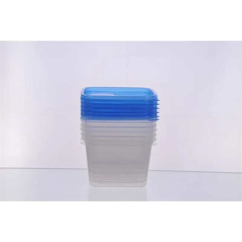 TOO KT-152 6 db-os négyzetes 1.000ml-es ételtároló doboz szett TOO KT-152 6 db-os négyzetes 1.000ml-es ételtároló doboz szett