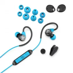 JLab Fit Sport 3 Bluetooth Fitness Earbuds Headset Black/Blue