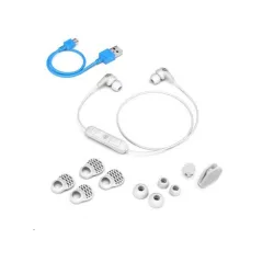 JLAB JBUDS Pro Wireless Signature Earbuds mikrofonos fülhallgató fehér-szürke (IEUEBPRORWHTGRY123)