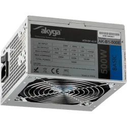 AKYGA AK-B1-500E Basic ATX Power Supply 500W Fan12cm P4 3xSATA
