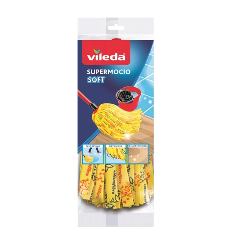 Vileda Soft mikroszálas sárga gyorsfelmosó fej Vileda Soft mikroszálas sárga gyorsfelmosó fej