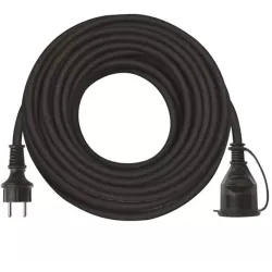 Emos P01820 hosszabbító gumikábellel IP44 3x1.5mm 20m fekete