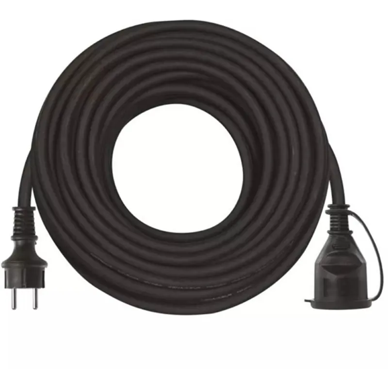 Emos P01820 hosszabbító gumikábellel IP44 3x1.5mm 20m fekete Emos P01820 hosszabbító gumikábellel IP44 3x1.5mm 20m fekete