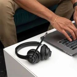JLAB GO Work Bluetooth headset fekete (IEUHBGOWORKRBLK4)