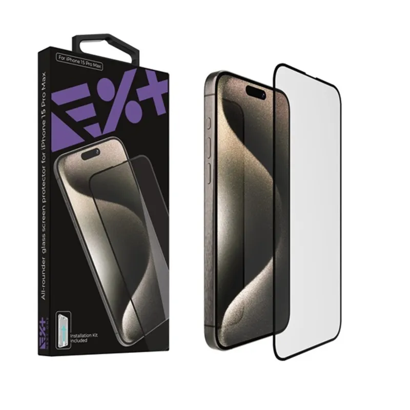 NextOne IPH-15PROMAX-ALR iPhone 15 Pro Max All-Rounder kijezővédő üvegfólia NextOne IPH-15PROMAX-ALR iPhone 15 Pro Max All-Rounder kijezővédő üvegfólia