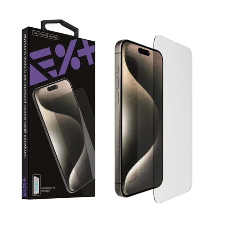 NextOne IPH-15PROMAX-TMP iPhone 15 Pro Max kijezővédő üvegfólia NextOne IPH-15PROMAX-TMP iPhone 15 Pro Max kijezővédő üvegfólia