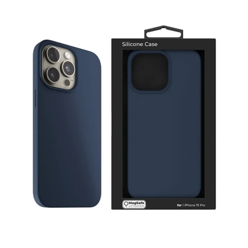 NextOne IPH-15PRO-MAGSAFE-BLUE iPhone 15 Pro kék szilikon MagSafe hátlap NextOne IPH-15PRO-MAGSAFE-BLUE iPhone 15 Pro kék szilikon MagSafe hátlap