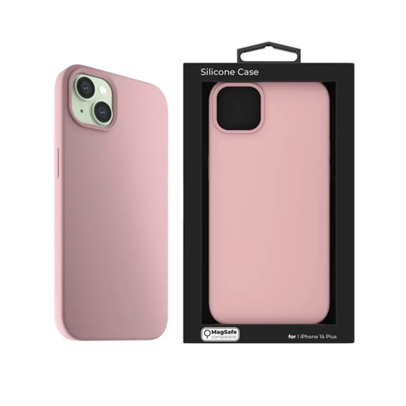 NextOne IPH-15PLUS-MAGSAFE-PINK iPhone 15 Plus rózsaszín szilikon MagSafe hátlap NextOne IPH-15PLUS-MAGSAFE-PINK iPhone 15 Plus rózsaszín szilikon MagSafe hátlap