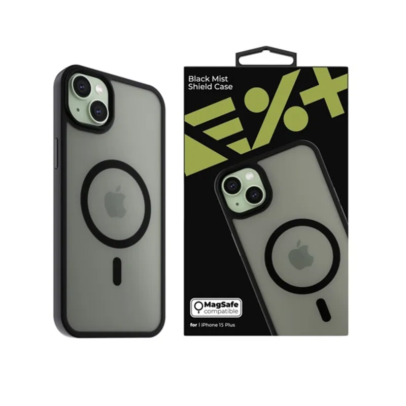 NextOne IPH-15PLUS-MAGSF-MISTCASE-BLK iPhone 15 Plus fekete szilikon MagSafe hátlap NextOne IPH-15PLUS-MAGSF-MISTCASE-BLK iPhone 15 Plus fekete szilikon MagSafe hátlap