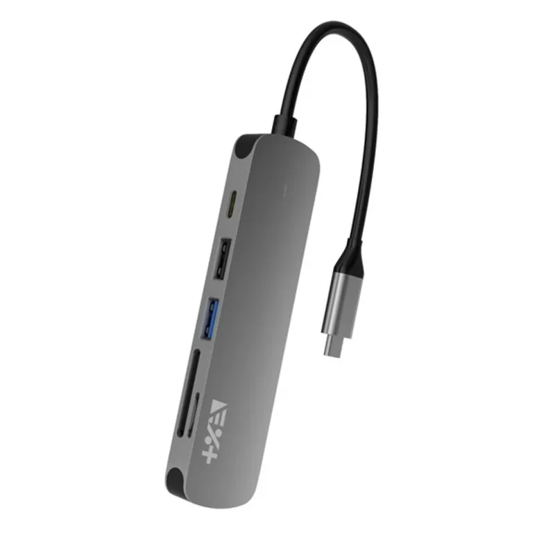 NextOne PD-ESS-HUB USB-C Essentials többportos szürke adapter NextOne PD-ESS-HUB USB-C Essentials többportos szürke adapter