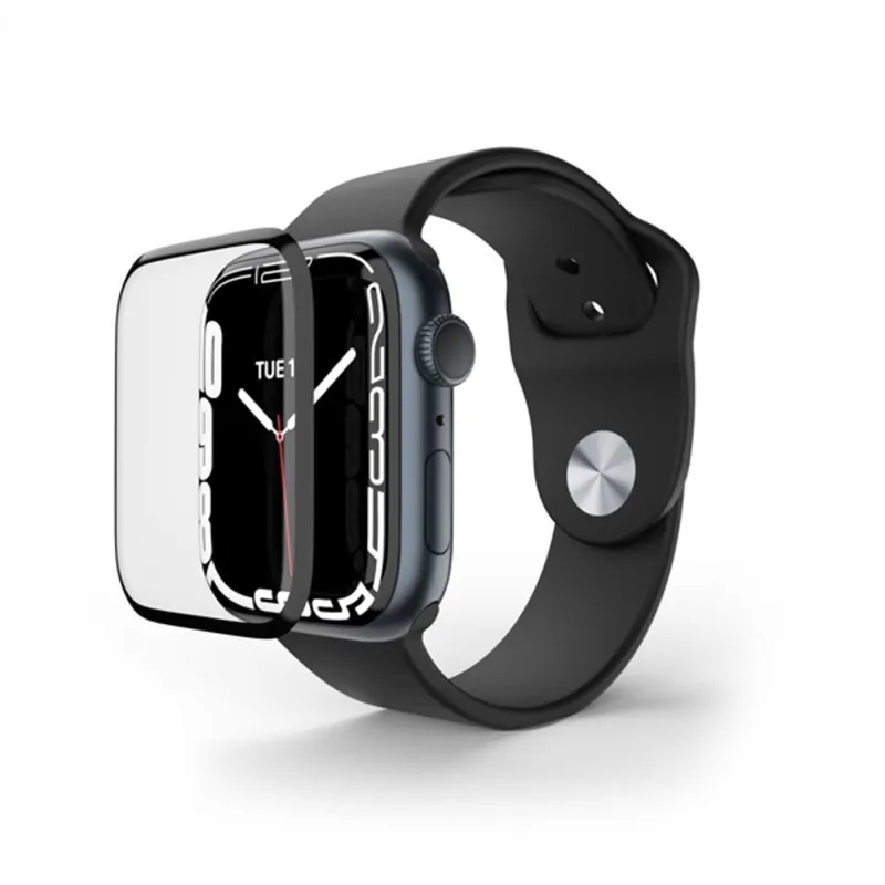 NextOne AW-45-3D-CLR Apple Watch 45mm 3D kijelzővédő üvegfólia NextOne AW-45-3D-CLR Apple Watch 45mm 3D kijelzővédő üvegfólia