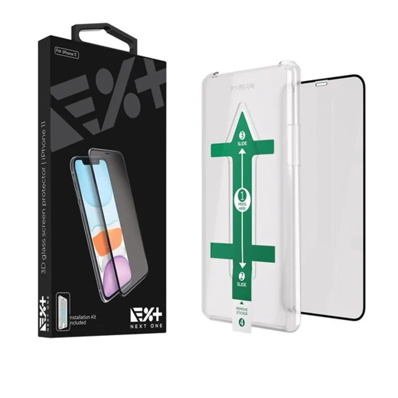 NextOne IPH-11-3D iPhone 11 3D kijelzővédő üvegfólia NextOne IPH-11-3D iPhone 11 3D kijelzővédő üvegfólia