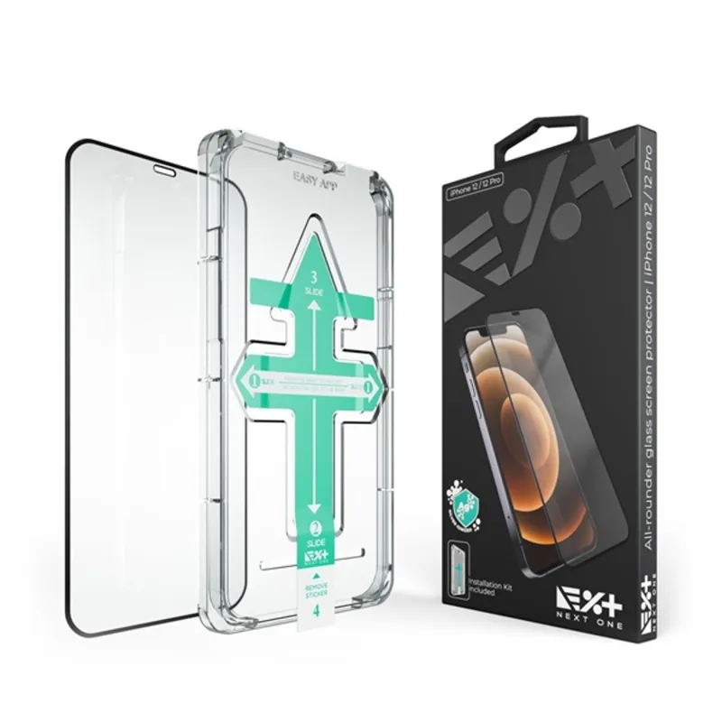 NextOne IPH-6.1-ALR iPhone 12/12 Pro All-Rounder kijezővédő üvegfólia NextOne IPH-6.1-ALR iPhone 12/12 Pro All-Rounder kijezővédő üvegfólia