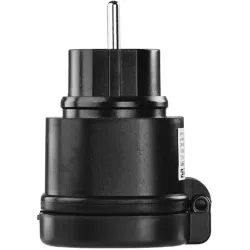 EMOS SCHUKO távirányítású aljzat fekete IP44 (P0068)