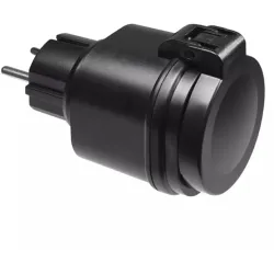 EMOS SCHUKO távirányítású aljzat fekete IP44 (P0068)