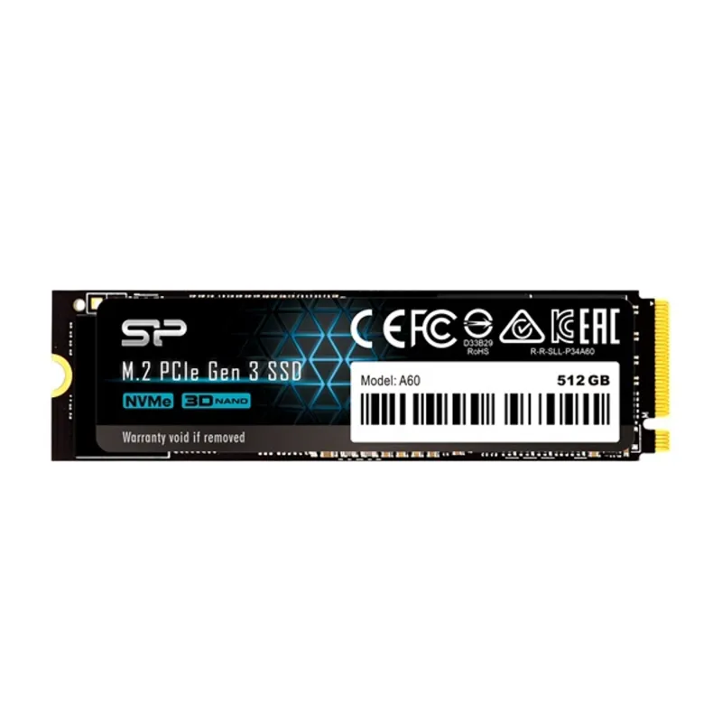 Silicon Power 512GB M.2 2280 NVMe P34A60 Silicon Power 512GB M.2 2280 NVMe P34A60