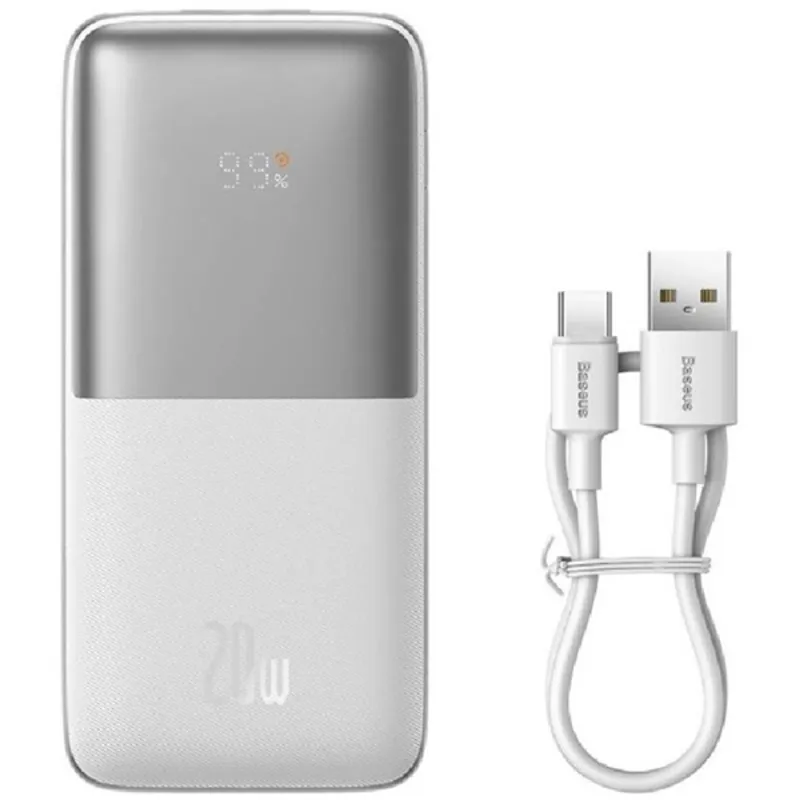 Baseus Bipow Pro 10000mAh PowerBank White Baseus Bipow Pro 10000mAh PowerBank White